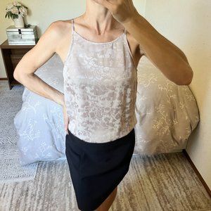TopShop Silky Camisole in Taupe | 4 Small